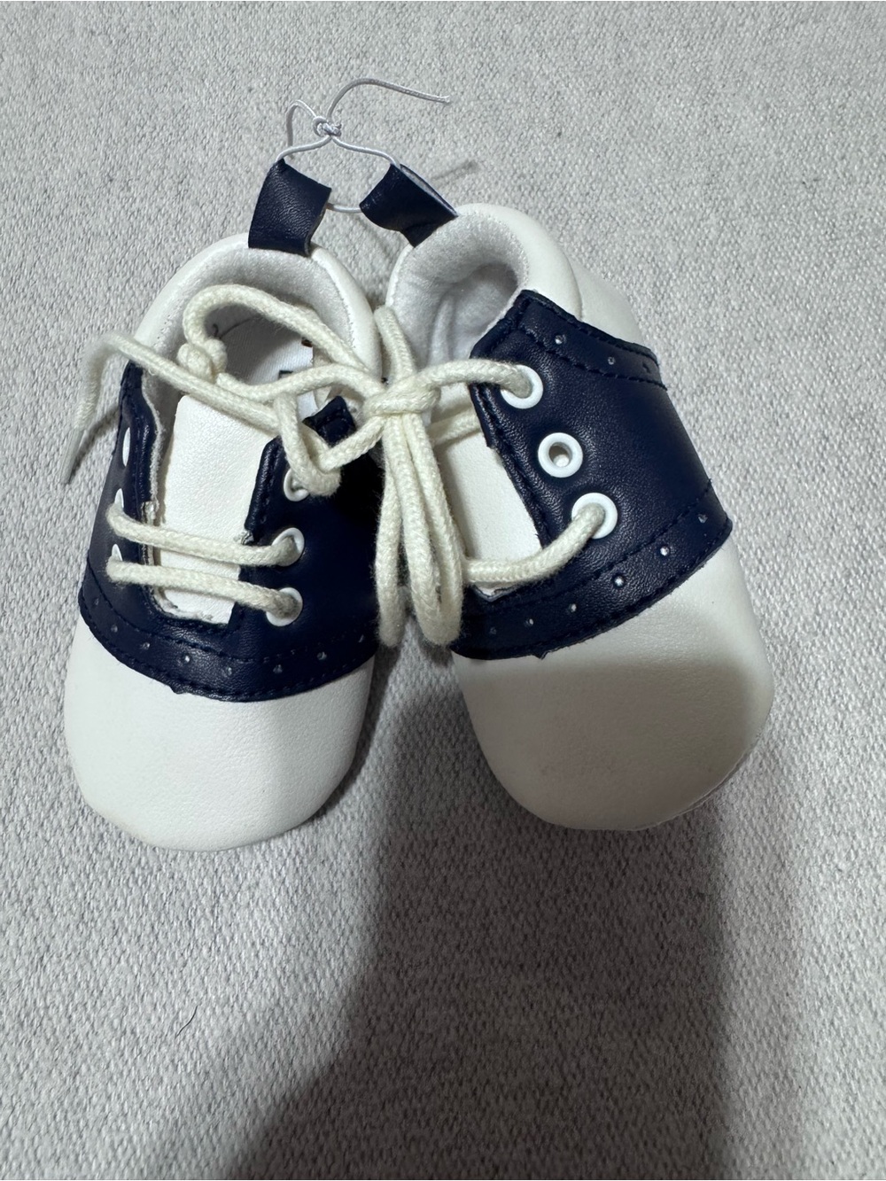 Lucky Brand Navy and White Baby Walker Shoes